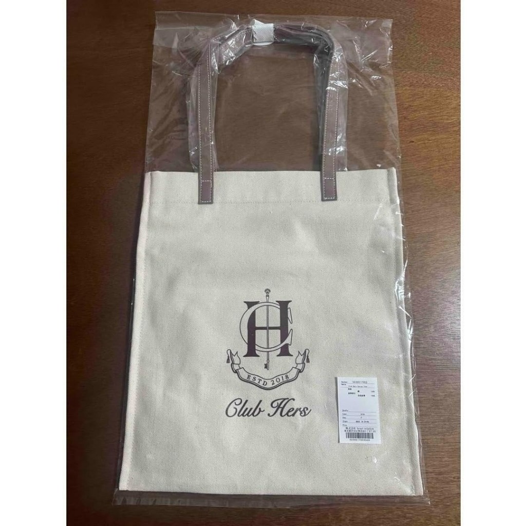 現貨🈶🅝🅔🅦日本代購Herlipto Club Hers Canvas Tote帆布袋| 蝦皮購物