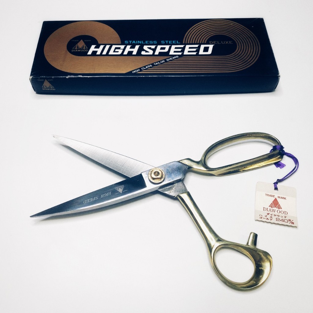 希少】ダイヤウッド ステンレス ハイスピード デラックス 洋裁鋏 240mm 