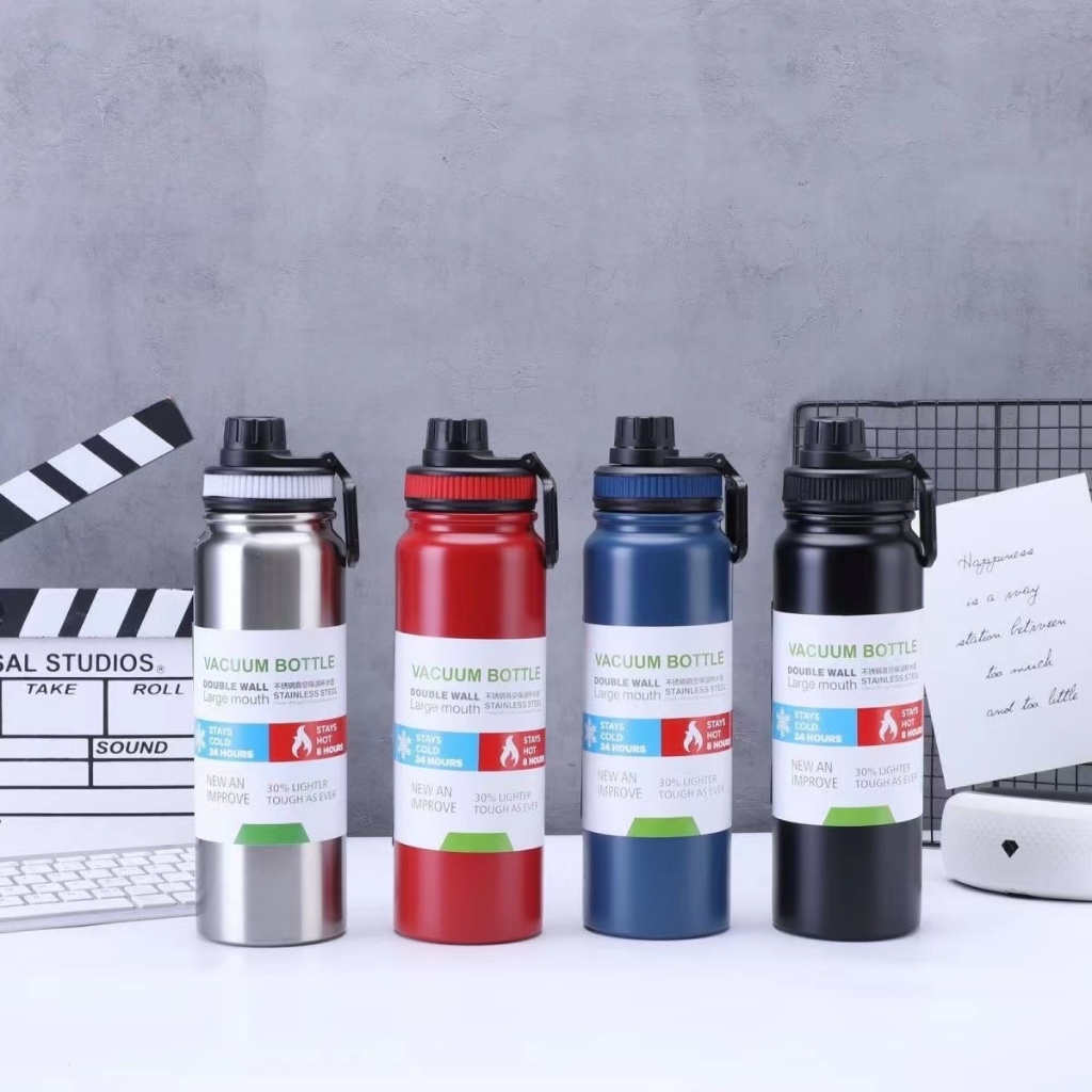 304 Stainless Steel Sport Water Bottle Double Wall Vacuum In | 蝦皮購物