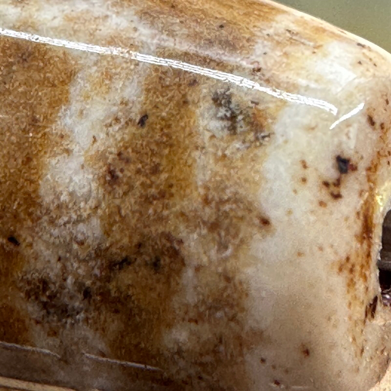 西藏回流真品老天珠地門四眼天珠事業地門四眼皮殼風化鈣化細膩至純天珠