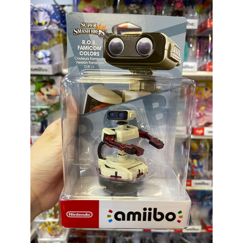 全新現貨⚠️NS Amiibo 機器人 任天堂大亂鬥 R.O.B.FAMICOM COLORS | 蝦皮購物