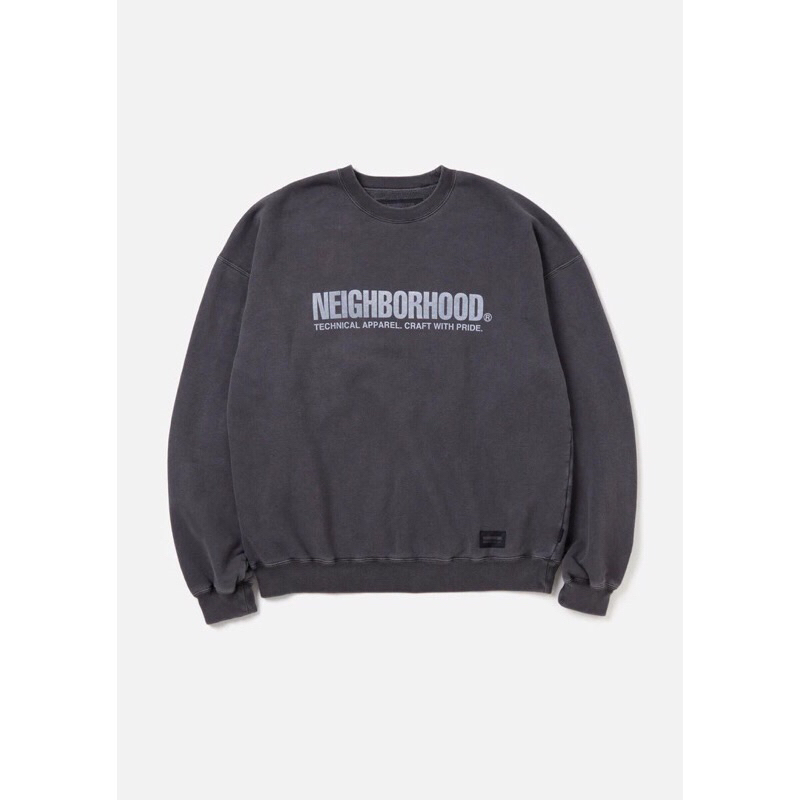 23AW NEIGHBORHOOD PIGMENT DYED SWEATSHIRT LS 全新正品NBHD | 蝦皮購物