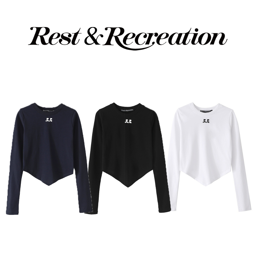 選ぶなら musinsa rest&recreation 長袖Tシャツ ホワイト Tシャツ