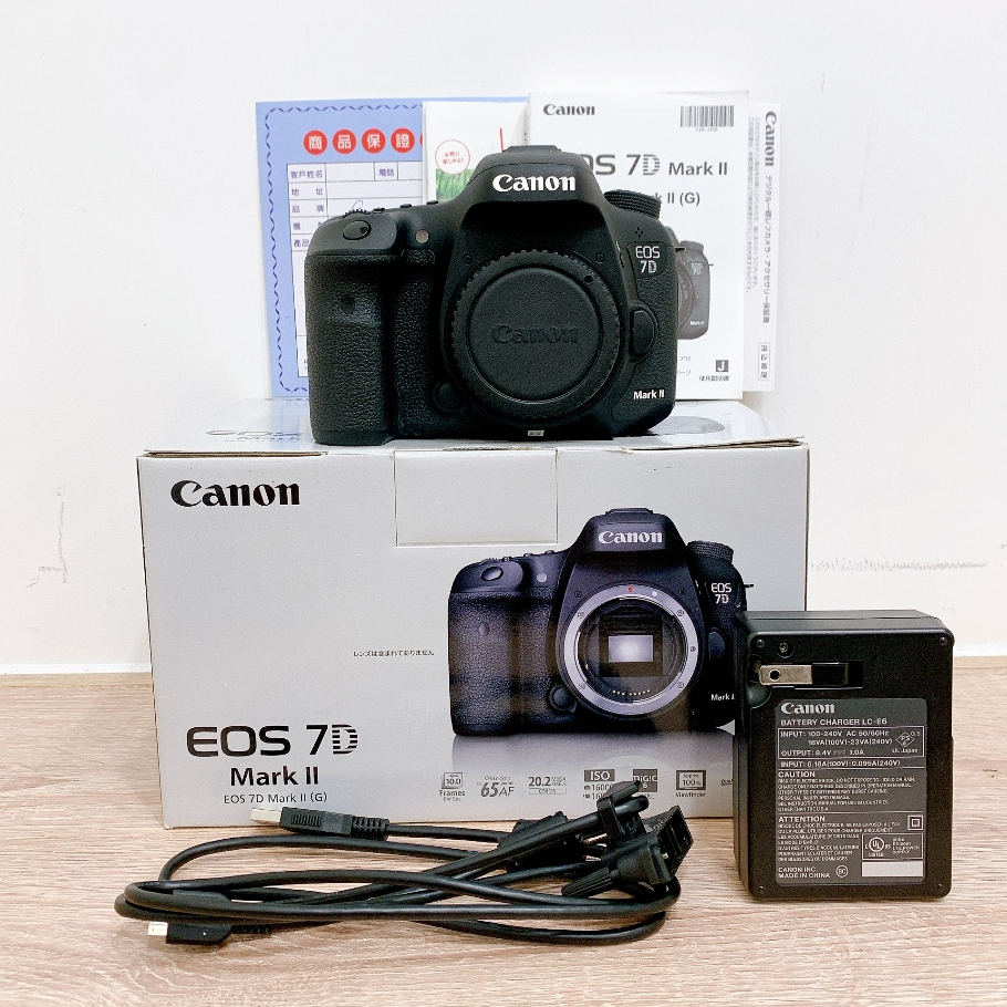 對焦快速單反) Canon 佳能EOS 7D Mark II 7D2 APSC 單眼二手相機林相