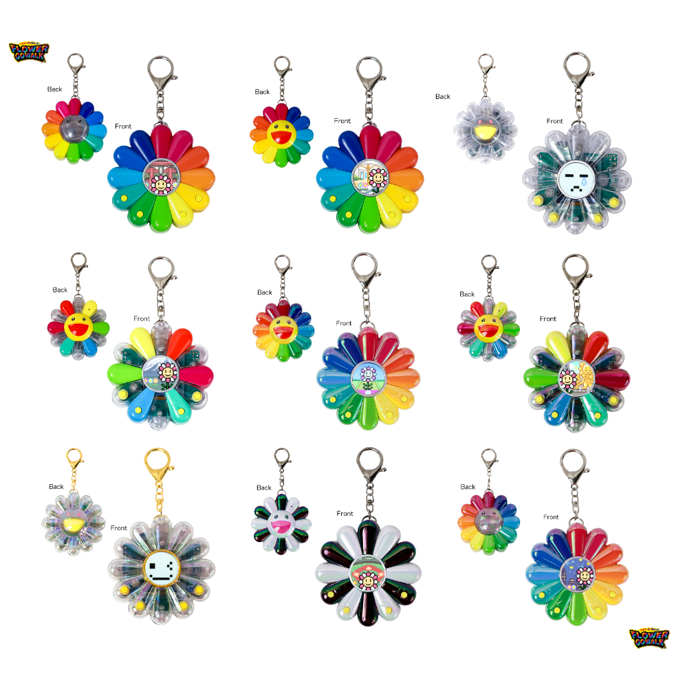 台灣現貨】二代彩色螢幕Takashi Murakami FLOWER GO WALK COLOR 村上隆