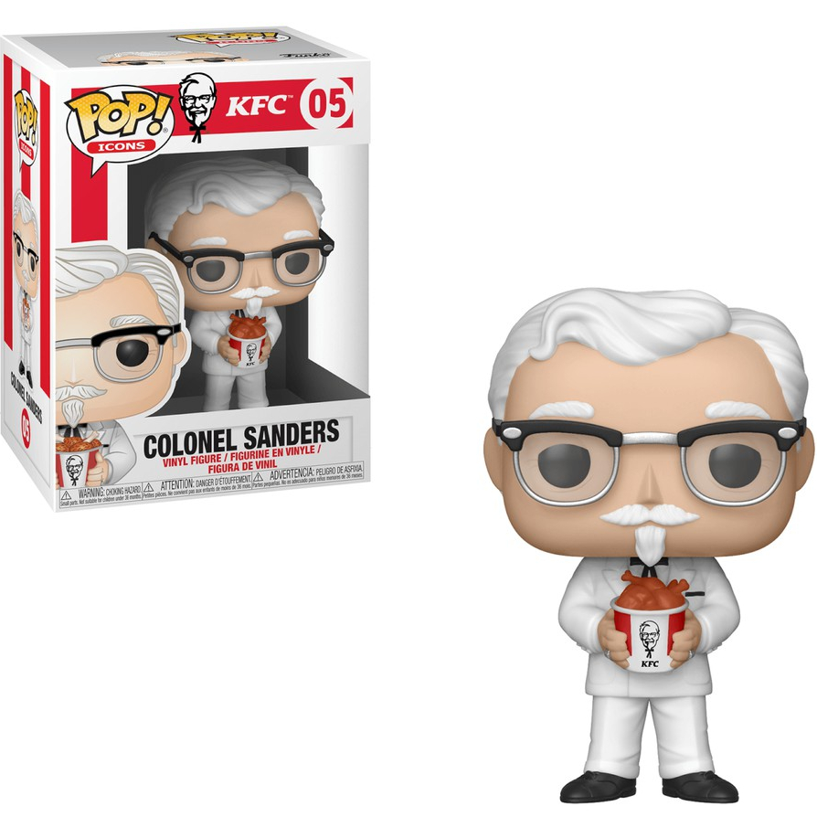 BEETLE FUNKO POP KFC 肯德基爺爺 炸雞桶 COLONEL SANDERS 桑德斯上校 ICONS | 蝦皮購物