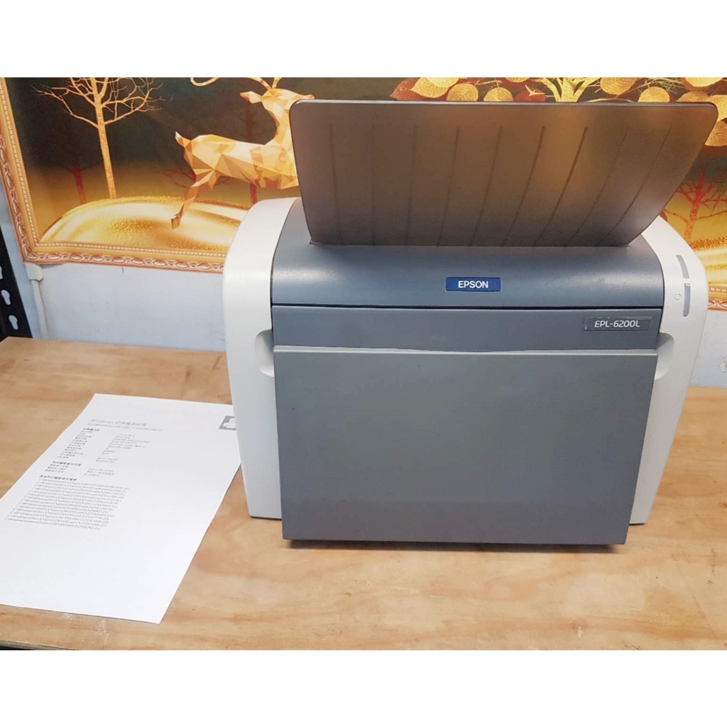 EPSON 愛普生 EPL-6200L 黑白雷射印表機 快速暖機 快速列印 出貨單 條碼單 功能正常 附碳粉 🖨️ | 蝦皮購物
