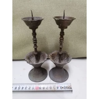 古置物，古燭台，古董品，極細工，古美術高14.5重140克 古置物，古燭台，古董品，極細工，古美術高14.5重140克