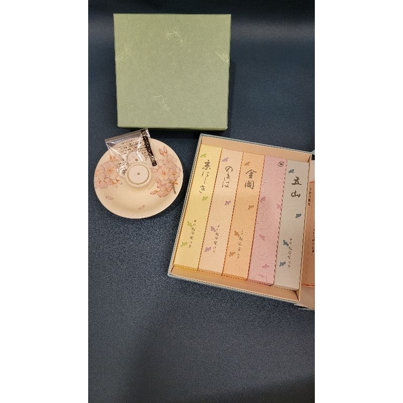 〈現貨一組〉知名日本【のきば】 京線香 五種不同的香味 附線香座 | 蝦皮購物