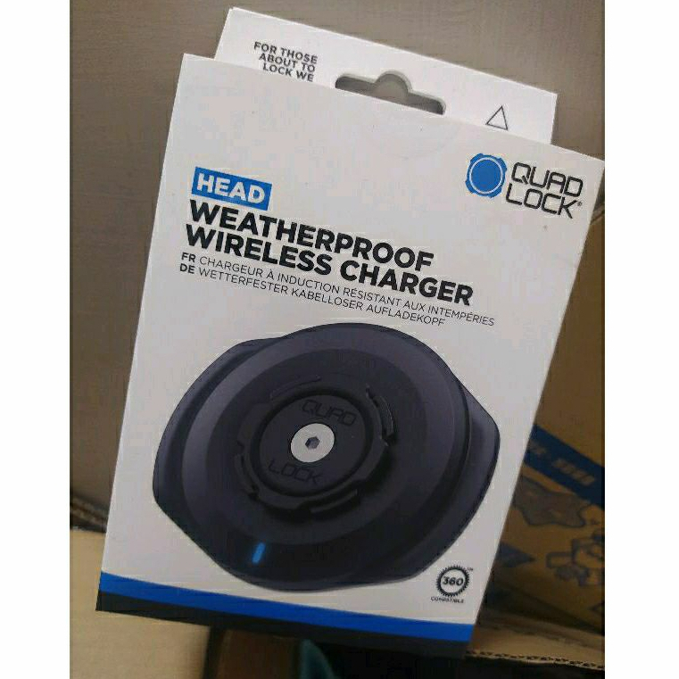 Quad Lock® Weatherproof Wireless Charger Cable Kit