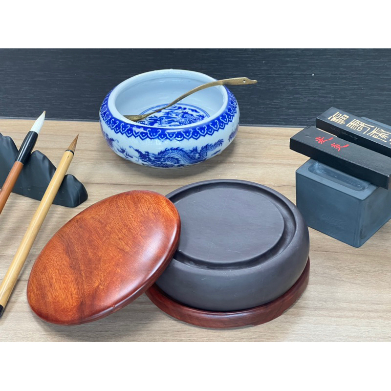 端硯 硯台 麻子坑 辟水硯 | 蝦皮購物