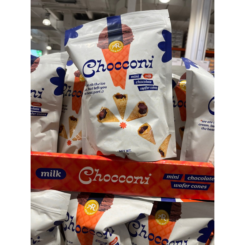 《Costco 好市多代購》A&R 牛奶巧克力迷你甜筒餅乾 | 蝦皮購物