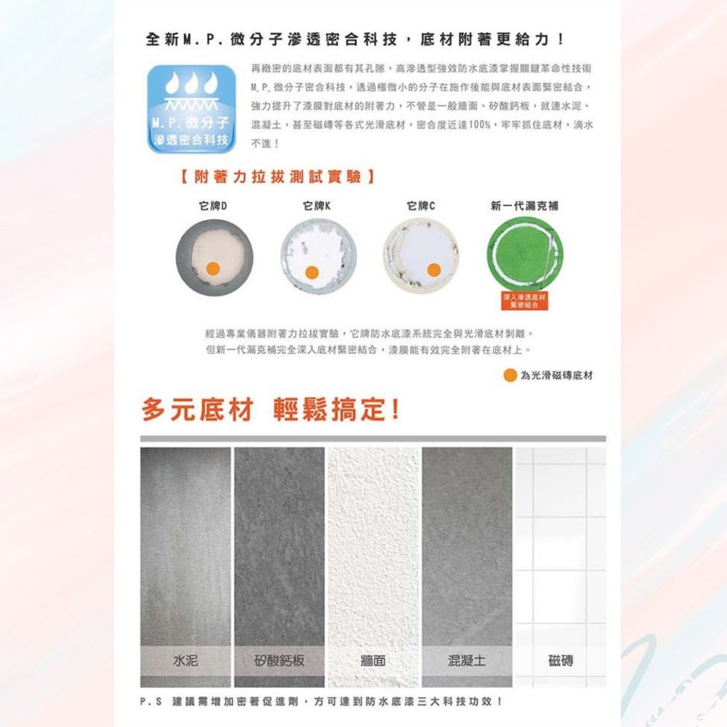 虹牌 467 漏克補專用底漆467 AD高滲透底漆 1加侖 密著促進劑 2公升 | 蝦皮購物