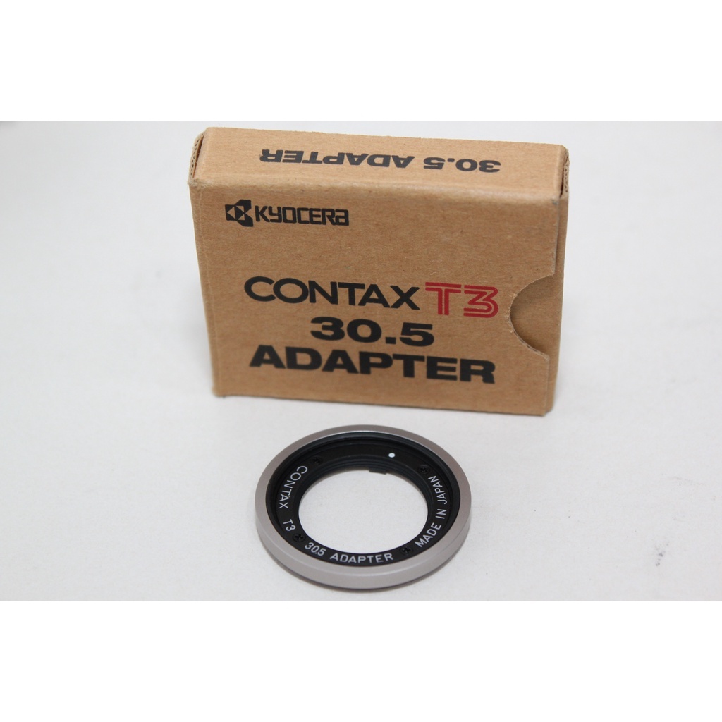 CONTAX T3 用　ADAPTER(30.5mm シルバ-)