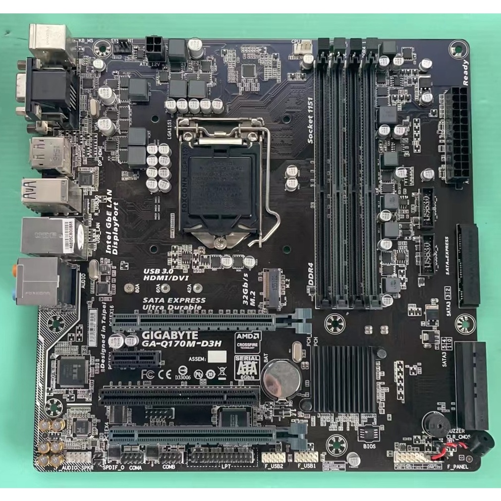 【含稅】技嘉 Q170M-D3H 1151主機板 支援6.7代CPU /蝦皮代開電子發票 | 蝦皮購物
