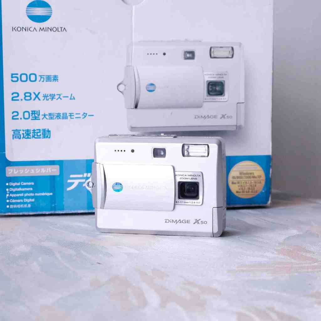 KONICA MINOLTA DiMAGEX50 迷你 金屬機 早期 CCD 數位相機 蝦皮購物