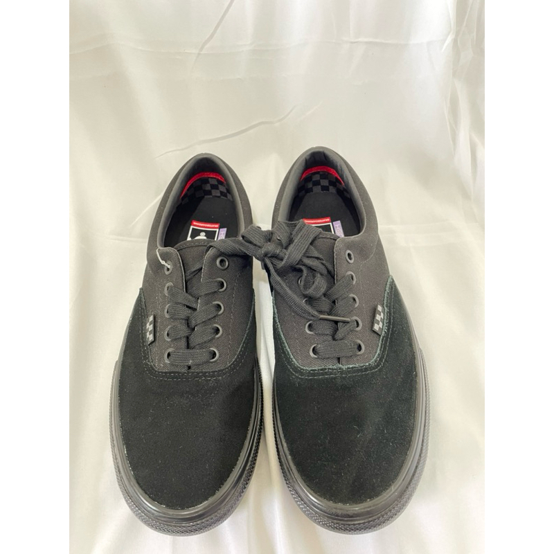 保留中 Vans Skate Authentic POPCUSH系列 US9 正品 基本款 百搭款 拼接 黑色 帆布 蝦皮購物