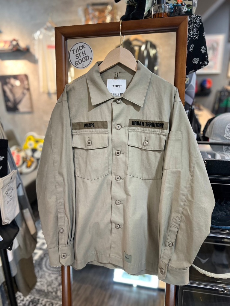 TACKSTHGOOD】WTAPS BUDS L/S Shirt 212BRDT-SHM02長袖襯衫1號