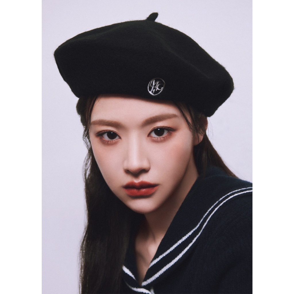 ★MARITHE★送料込み★CIRCLE LOGO EMBROIDERY WOOL BERET Marithe CIRCLE LOGO EMBROIDERY WOOL BERET ivory | KAZUE
