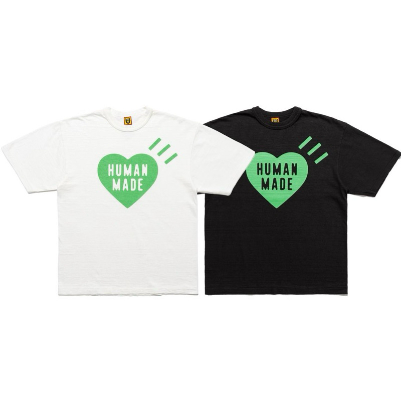 LIT-select〗Human Made Kyoto 綠色愛心京都店鋪限定短T | 蝦皮購物