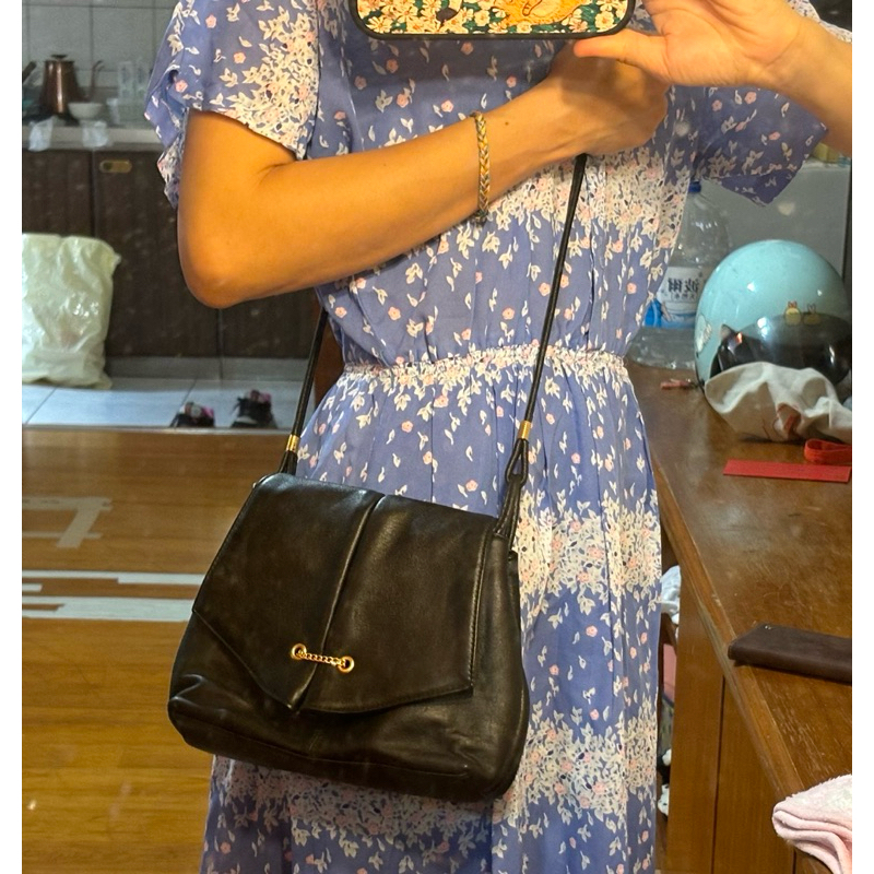 vintage 復古包 二手包 肩背包 黑色 | 蝦皮購物