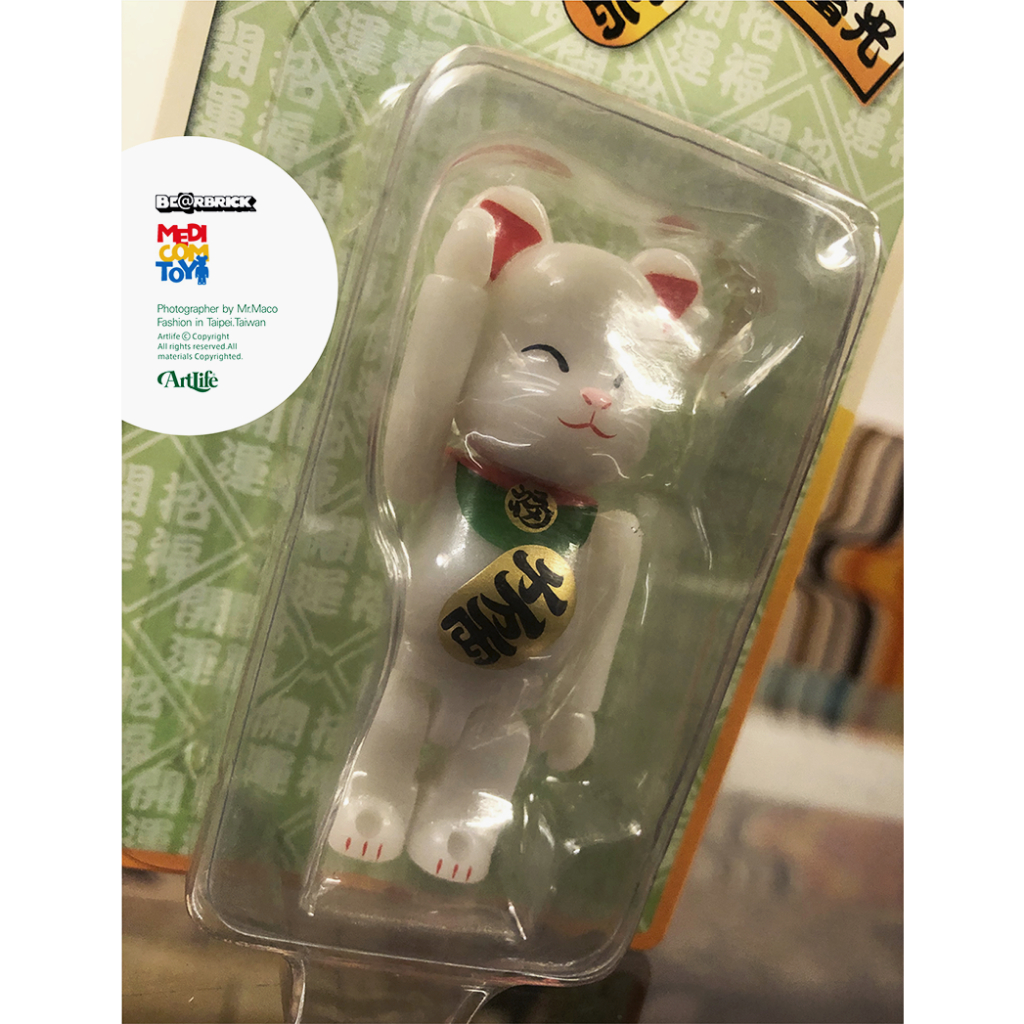 Artlife @ MEDICOM 2021 BE@RBRICK 100% 招き猫蓄光弐GID 招財貓