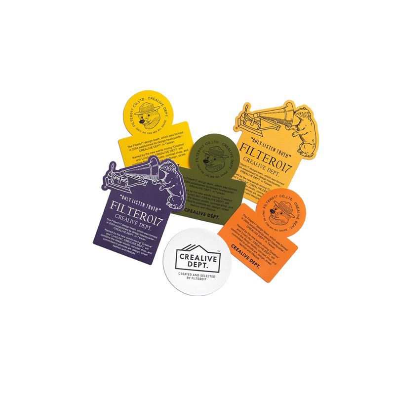 Filter017 CREALIVE DEPT. Sticker Pack系列圖像貼紙組 | 蝦皮購物