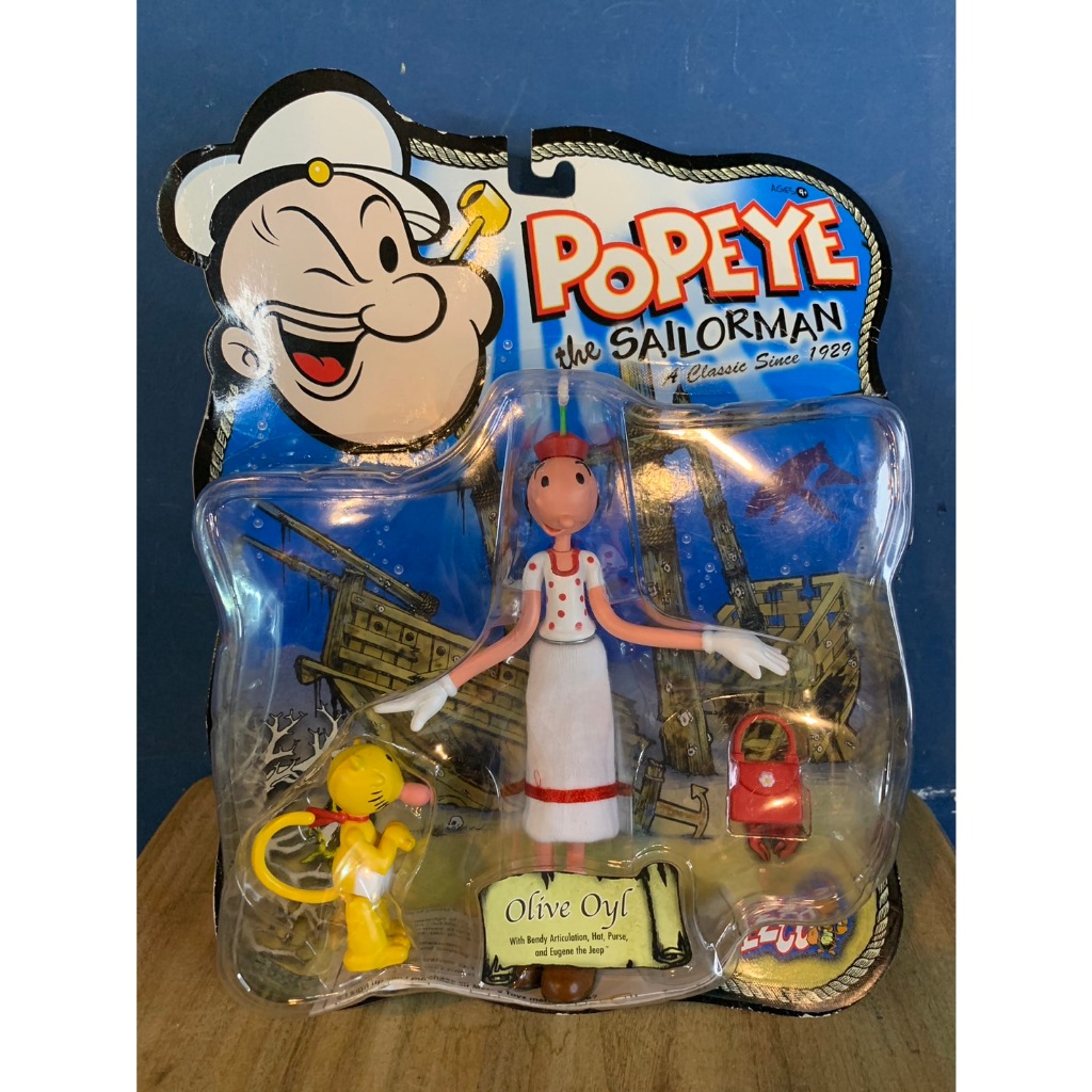 POPEYE THE SAILOR Man Olive Oyl Mezco Anno 2001 RARO! EUR 65,00 - FR