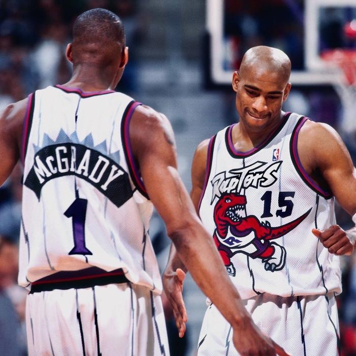 NBA (庫存出清)M&N美版官網絕版G1電繡 Tracy McGrady T-MAC 麥迪經典大暴龍白 原訂 | 蝦皮購物