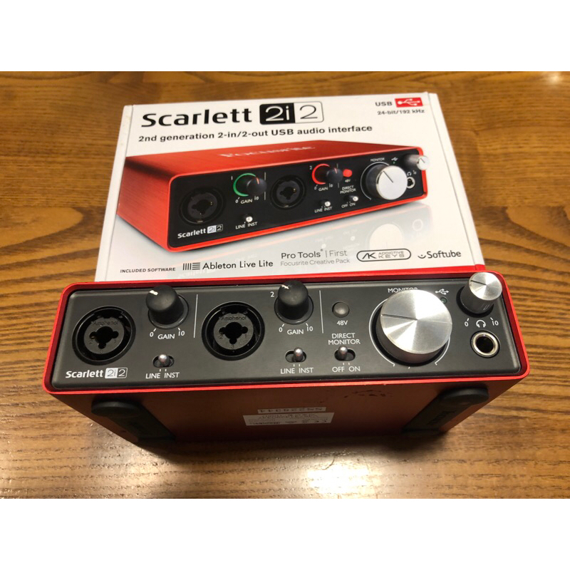 Focusrite Scarlett 2i2 2nd Gen 第二代 錄音介面 | 蝦皮購物