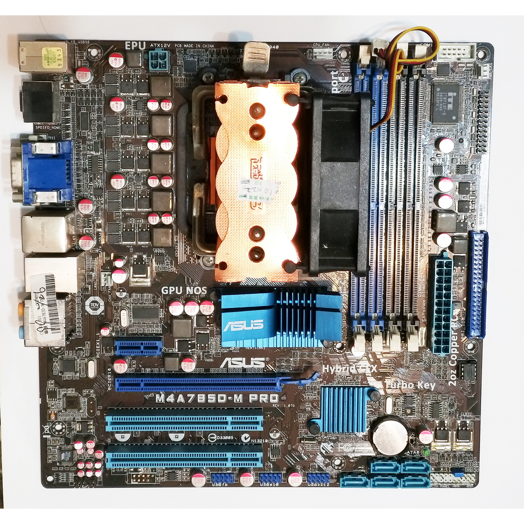 ASUS M4A785D-M PRO + CPU AMD Athlon (tm) II X2 250 Processor | 蝦皮購物