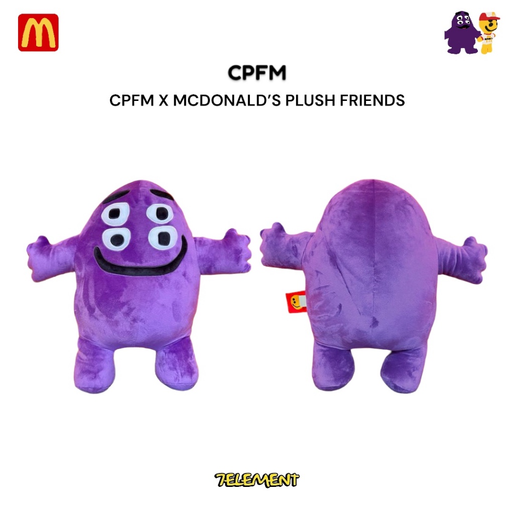 CPFM x McDonald's 麥當勞四眼玩偶全新四款套裝仙人掌植物跳蚤