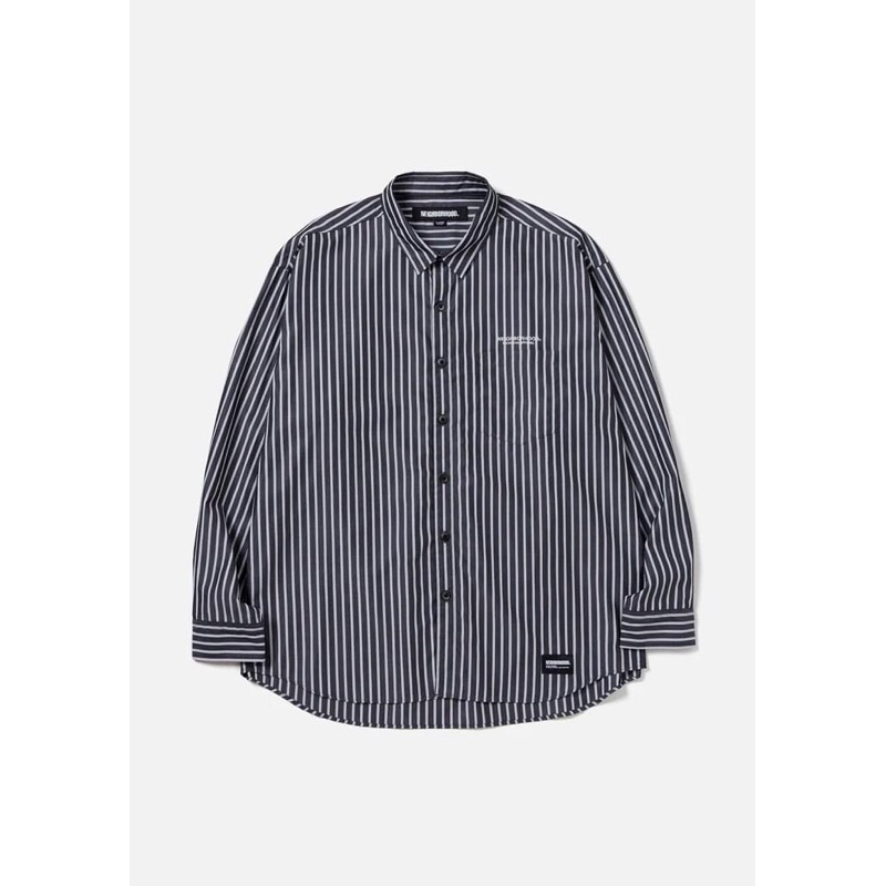 24SS NEIGHBORHOOD STRIPE SHIRT LS 全新正品NBHD | 蝦皮購物