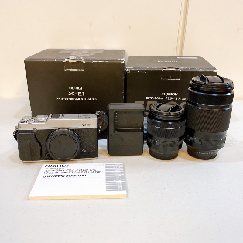 文青必備富士Fujifilm X-E1 多可鏡頭選擇18-55/55-200 | 蝦皮購物