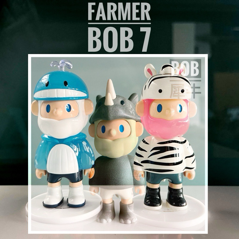 【現貨秒出】尋找獨角獸 farmer bob 動物公民 系列 52赫茲 不羈斑馬 大地犀牛 （盒/卡） | 蝦皮購物