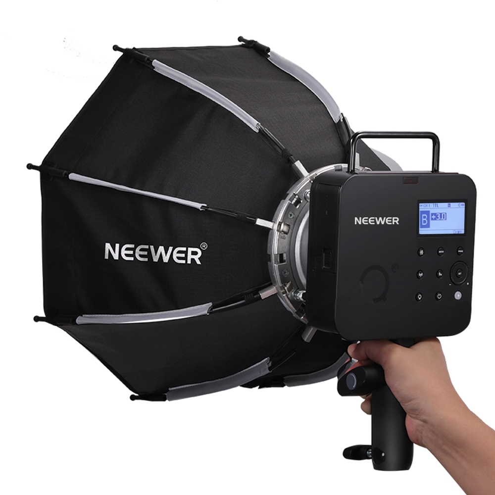NEEWER Z1-N TTL Flash Speedlite à Tête Ronde pour Nikon DSLR, 2,4G 1