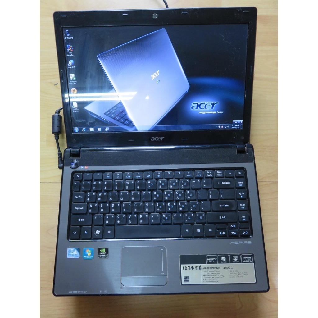 V.筆記型電腦-ACER Aspire 4741ZG P6200 14吋 750G 4G GT330M 直購價1880 | 蝦皮購物
