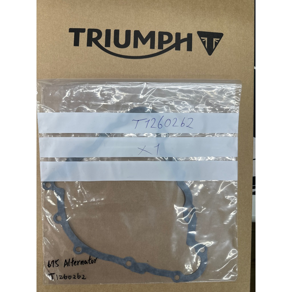 TRIUMPH Gasket Alternator Cover T1260262 STREET TRIPLE