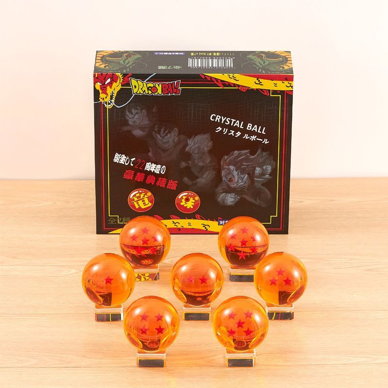 【熱銷品-台灣出貨】收藏品 七龍珠禮盒組 4.3cm龍珠球 悟空模型 收藏裝飾 生日禮物 許願龍珠 | 蝦皮購物