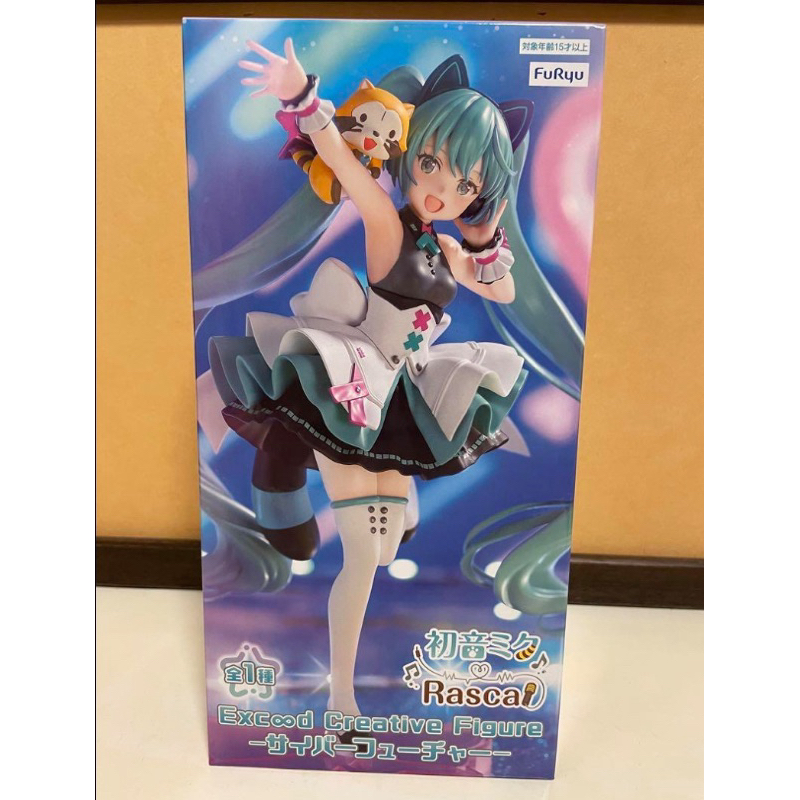 日版 長盒 初音未來 Exc∞d Creative Figure rascal 小浣熊 初音 | 蝦皮購物