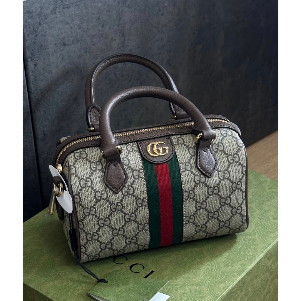 【實拍】Gucci Ophidia Mini 經典款波士頓包｜ASCE | 蝦皮購物