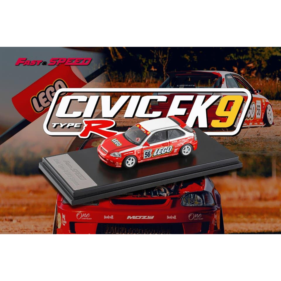 預購24年7月 FAST SPEED 本田 Civic Type-R MK1 EK9 SPOON 樂高塗裝 0423 | 蝦皮購物