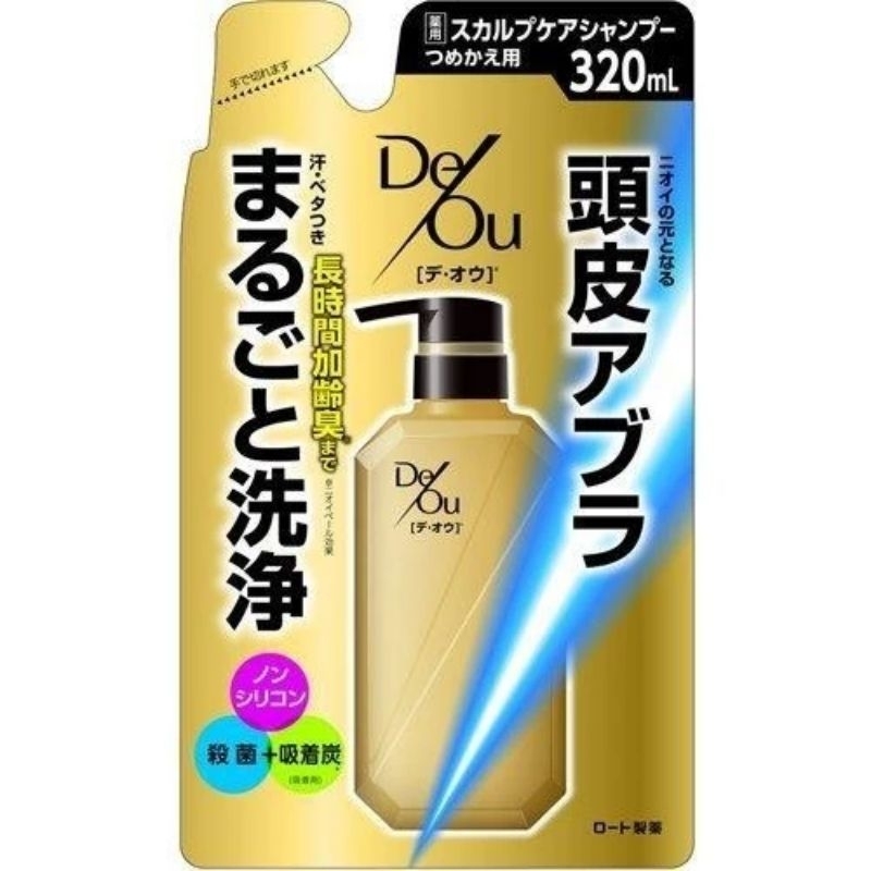 ☆蔓蔓小姐☆現貨 日本 樂敦ROHTO DeOu 男士 去味沐浴乳 淨化洗髮精 補充包 柑橘草本香 | 蝦皮購物