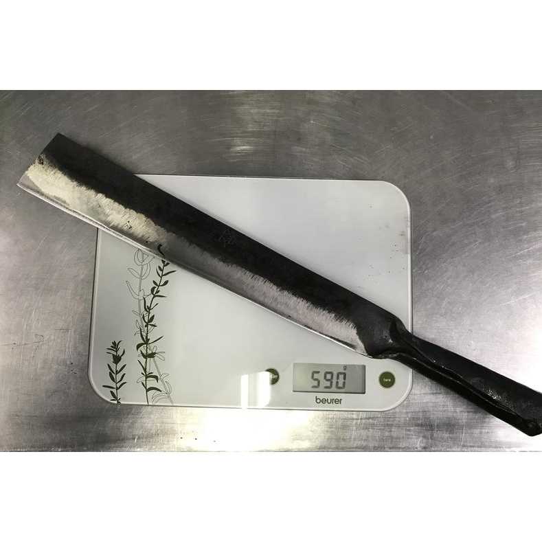 屏東雙中鐵店」自製 厚口 長版窄柴刀 刃一尺長 彈簧鋼 手工鍛造打磨 | 蝦皮購物