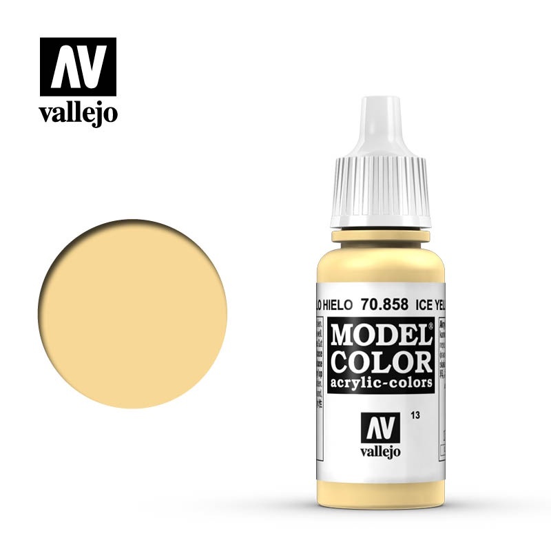 模型色彩Model Color - 013 - 70858 - 冰黃色Ice Yellow - 17 ml