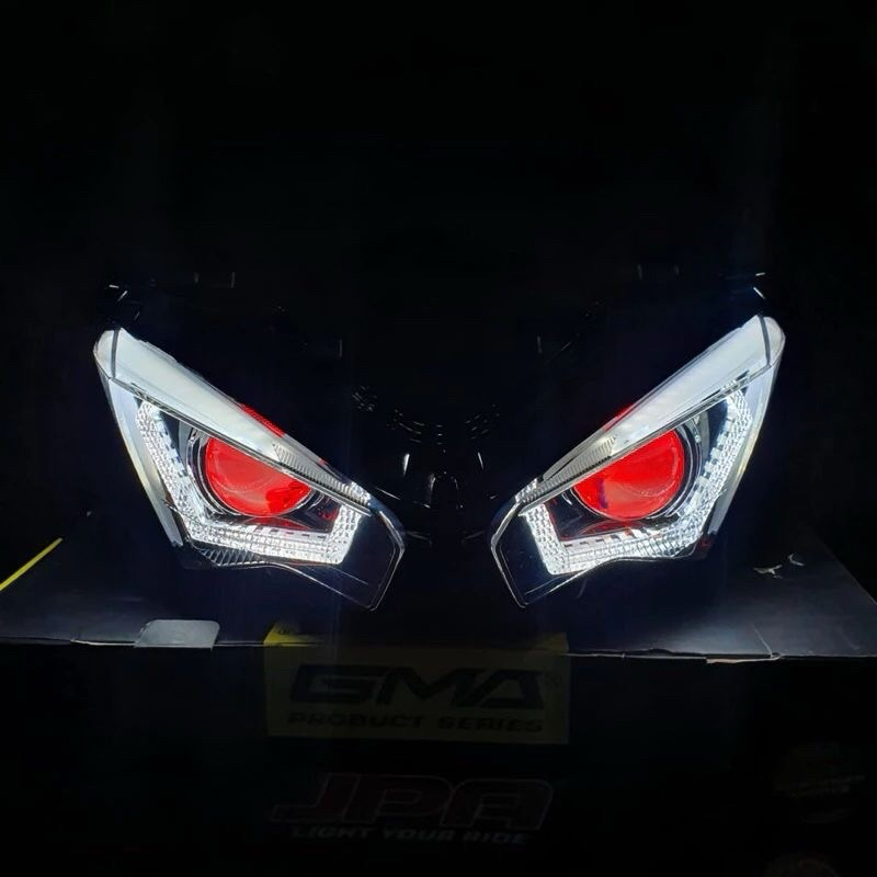 漢森嚴選✨】NINJA400 JPA 惡魔眼投射式大燈ZX4R ZX636 忍400 | 蝦皮購物