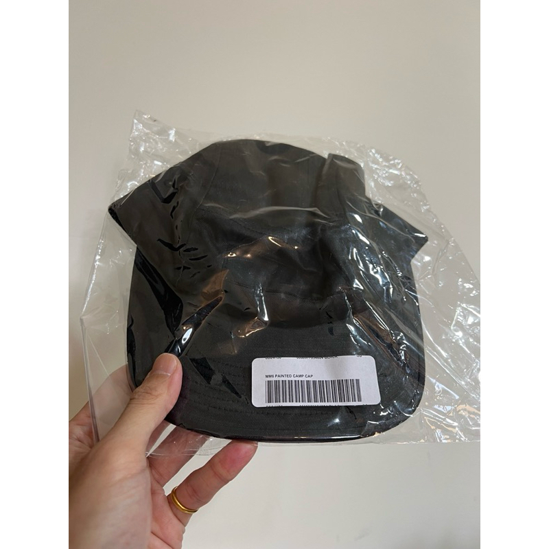全新現貨黑色SUPREME®/MM6 MAISON MARGIELA PAINTED CAMP CAP