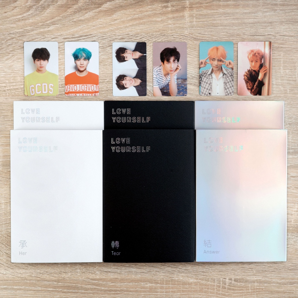 BTS防彈少年團LOVE YOURSELF 承Her/轉Tear/結Answer專輯柾國JK 泰亨V
