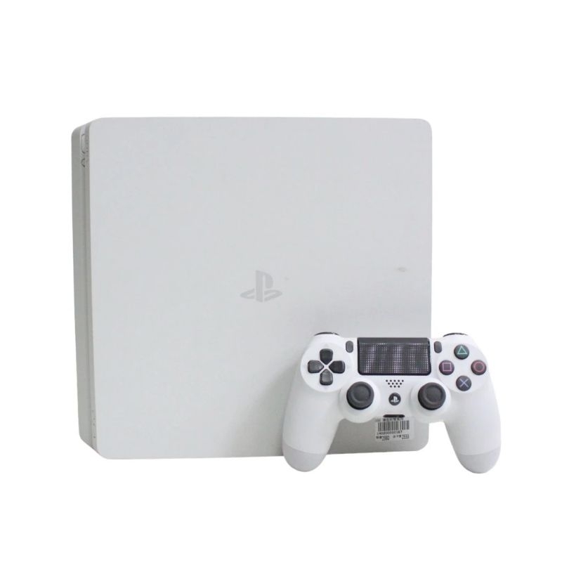 PS4 slim 主機2218A 白色500G 白色手把乙支（二手無原裝盒） | 蝦皮購物