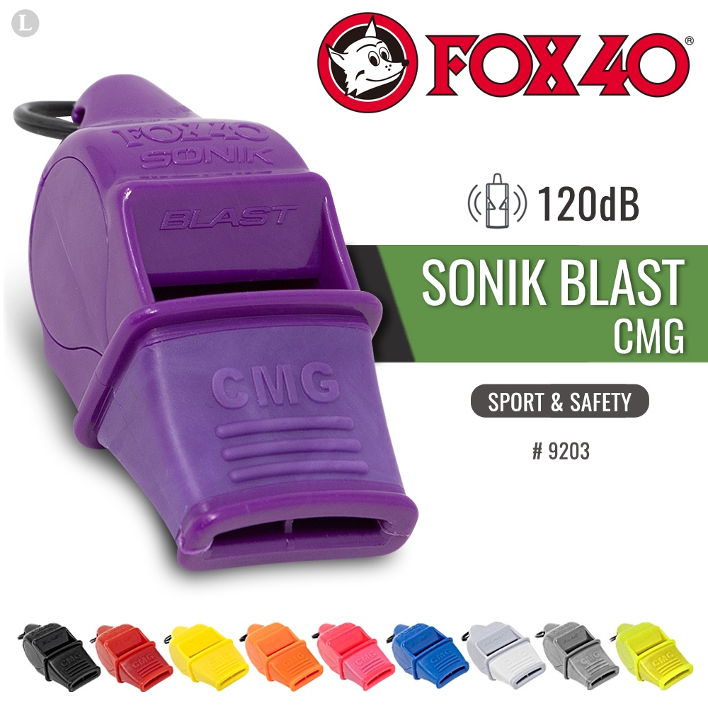 FOX 40 SONIK BLAST CMG 9203 彩色系列高音哨(附繫繩)【詮國】 | 蝦皮購物